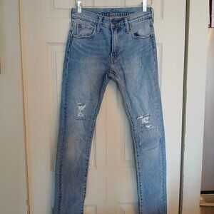 LEVI'S distressed jeans light blue W26 L32